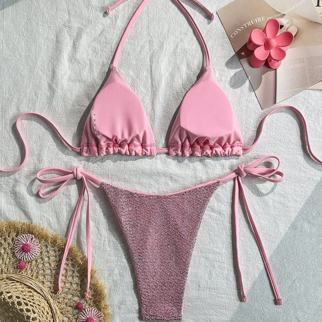 Damen Triangel-Bikini mit funkelnden Akzenten Drune