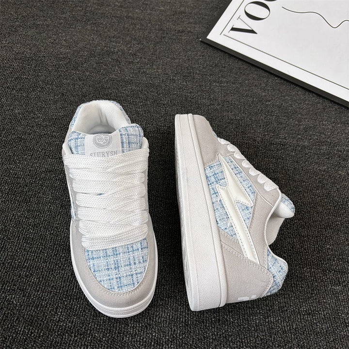 Damen Sneakers mit modischem Textilmuster und komfortabler Dämpfung Drune