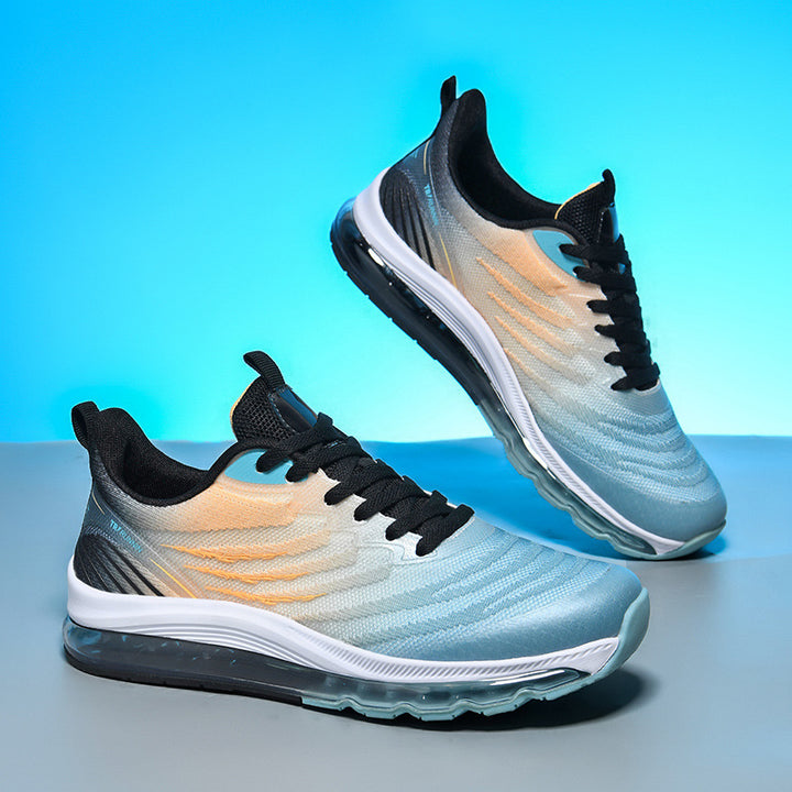 Unisex atmungsaktive Air‑Cushion Running‑Sneaker mit sichtbarer Hohlkammer‑Zwischensohle und leichter Strickkonstruktion Drune