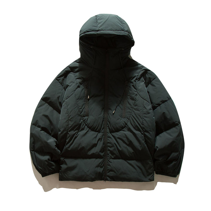 Damen Oversize gesteppte Kapuzenjacke mit voluminöser Thermowattierung Drune