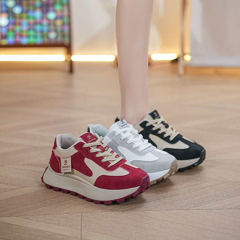 Damen Sportliche Sneaker mit atmungsaktiven Mesh-Einsätzen und dämpfender Sohle Drune
