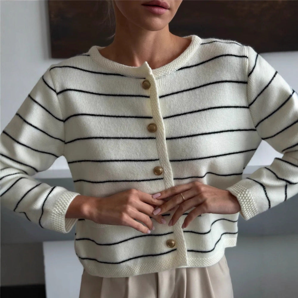 Damen Stylischer Strickblazer Drune
