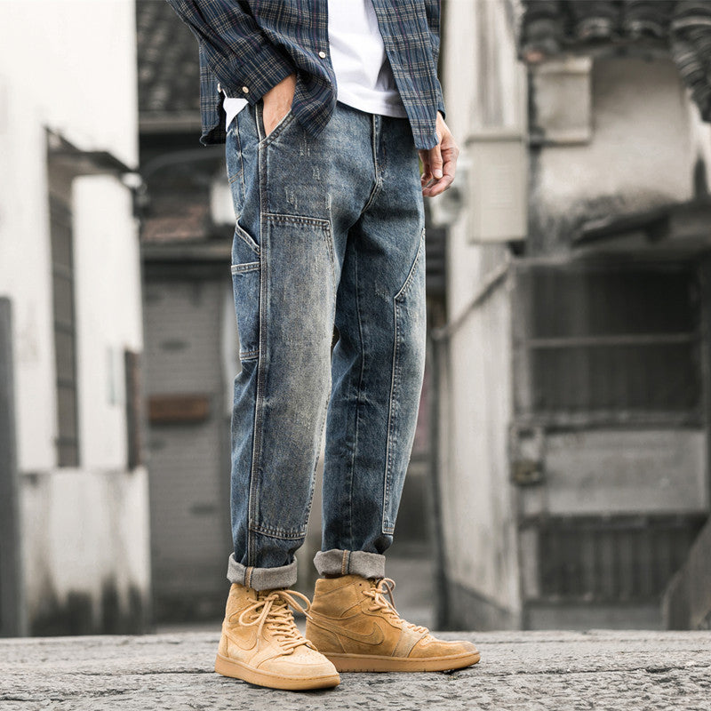 Herren Modische Relaxed-Fit Jeans Drune