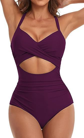 Damen Cut-Out Badeanzug Drune