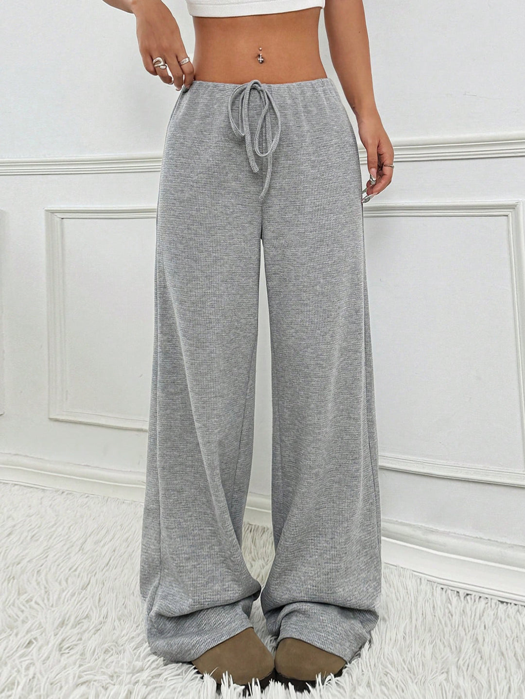 Damen Bequeme Weite Freizeit-Hose Drune