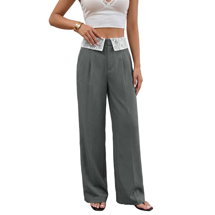 Damen Elegante Hoch-taillierte Hose Drune