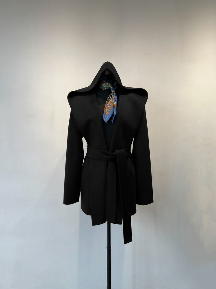 Damen Chic Übergroßer Wickelmantel Drune
