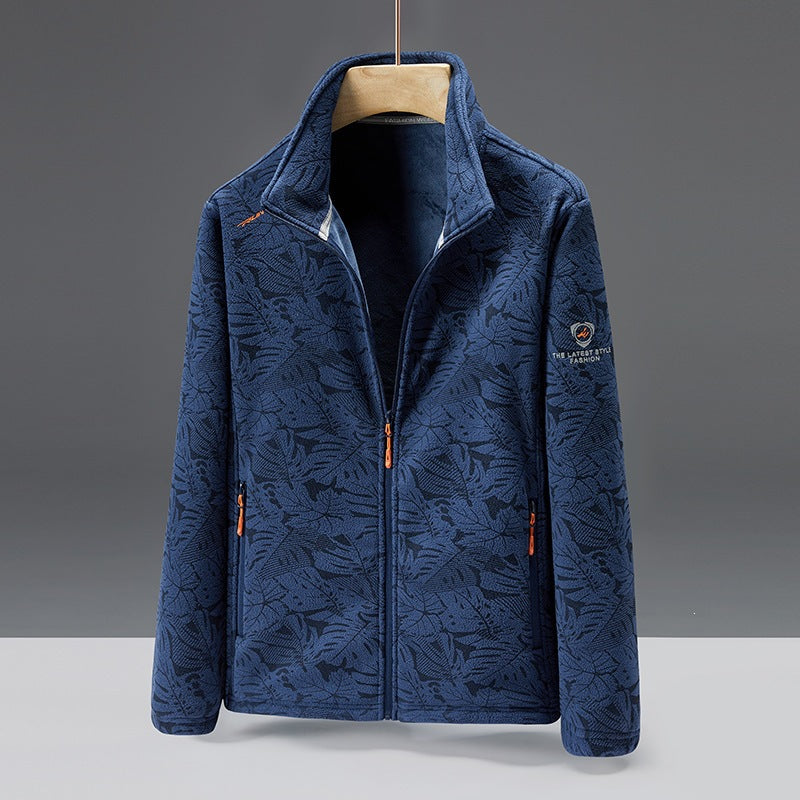 Damen Fleecejacke mit floralem Muster Drune
