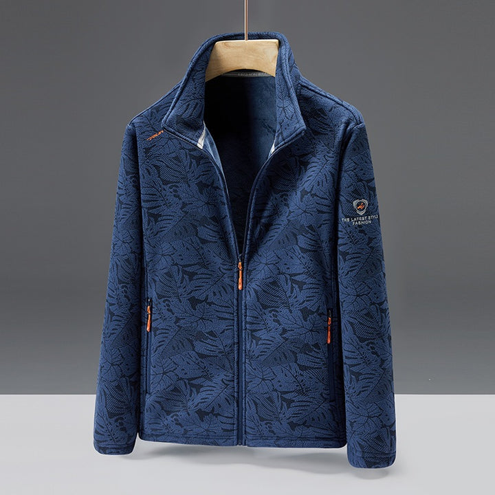 Damen Fleecejacke mit floralem Muster Drune