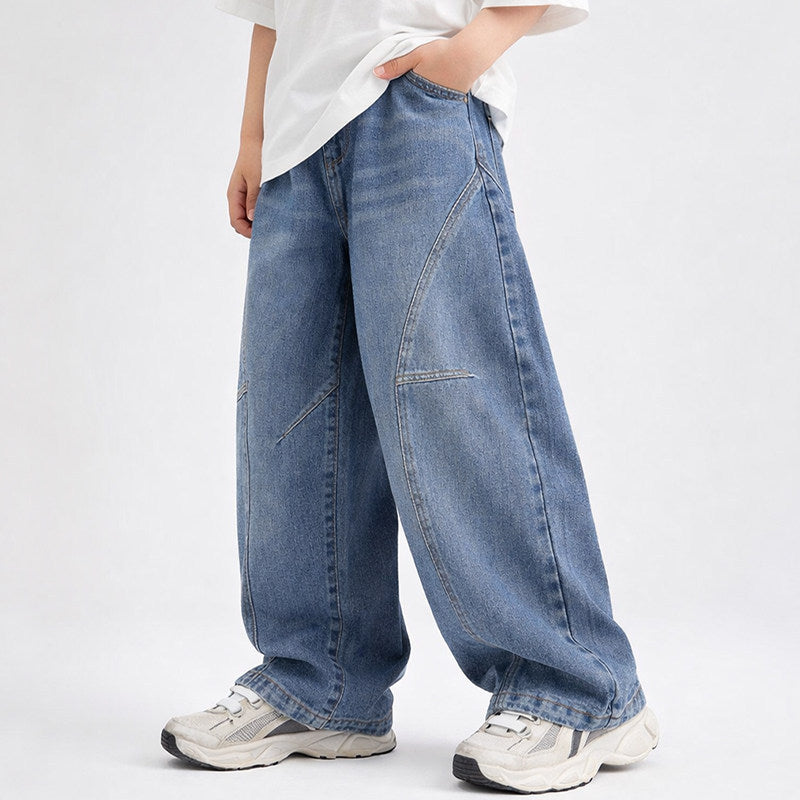 Unisex weite Jeans mit einzigartiger Nahtführung Drune