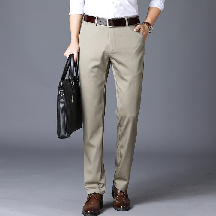 Herren elegante Anzughosen im modernen Slim Fit Schnitt Drune