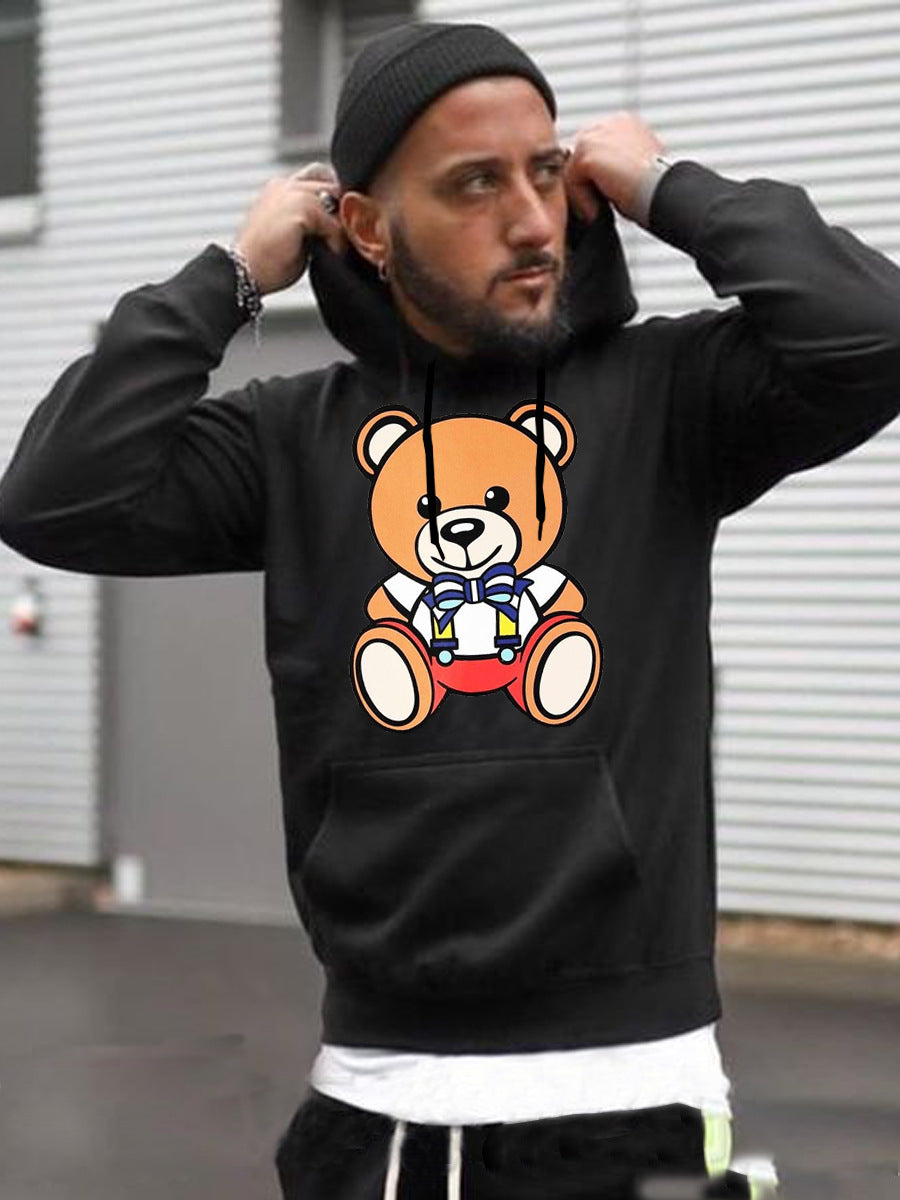 Damen Kapuzenpullover mit niedlichem Bärenmotiv Drune