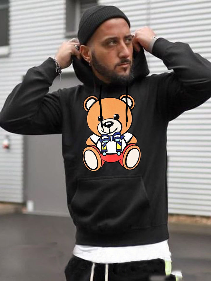 Damen Kapuzenpullover mit niedlichem Bärenmotiv Drune