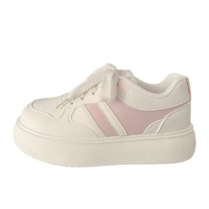 Damen modische Plateau-Sneaker mit stylischen Kontraststreifen Drune