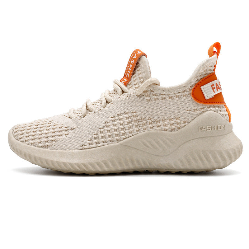 Unisex Atmungsaktiver Strick-Sneaker mit gedämpfter Laufsohle und Slip-On-Passform Drune