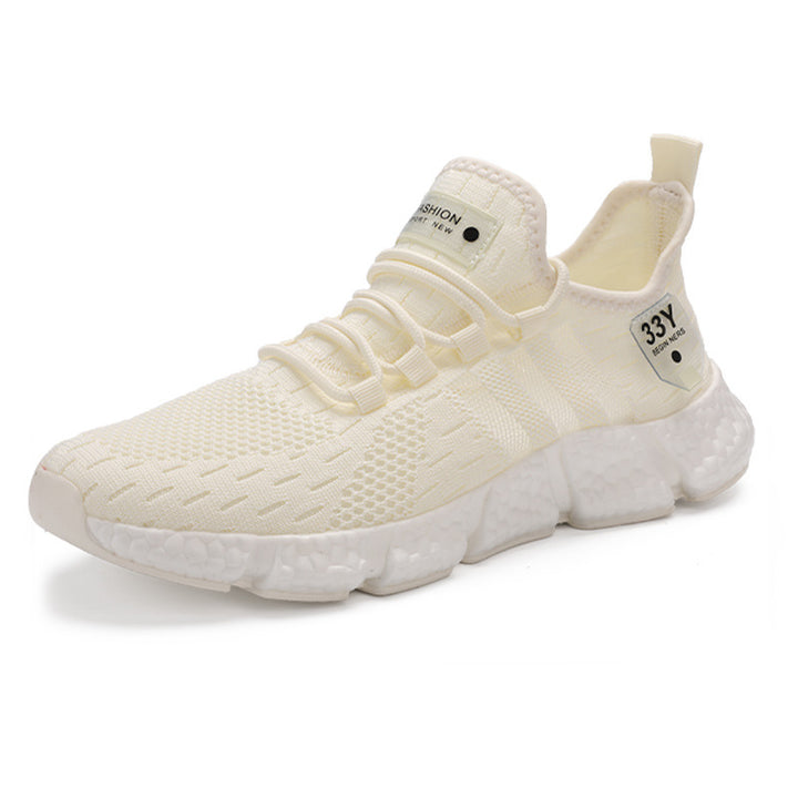 Herren Atmungsaktive Strick-Sneaker mit dämpfender Schaumsohle und Stretch-Fersenlasche Drune