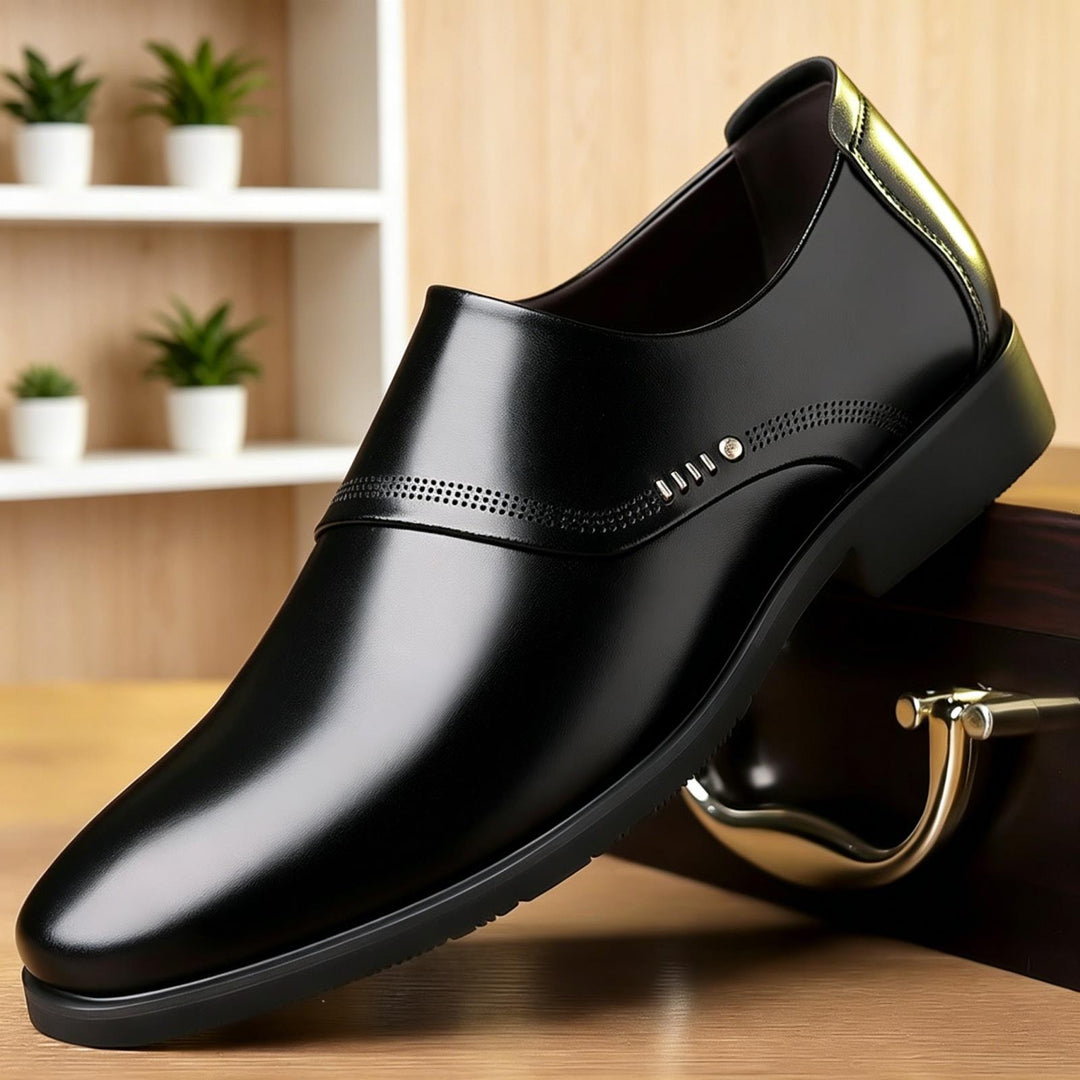 Herren Elegante und Bequeme Lederslipper Drune