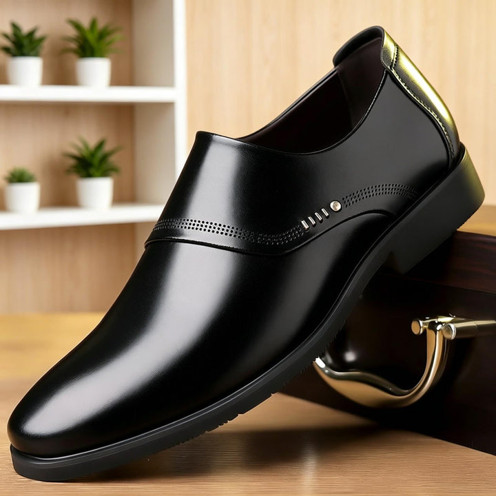 Herren Elegante und Bequeme Lederslipper Drune