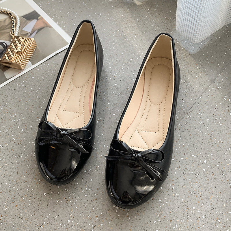 Damen Ballerina-Schuhe mit elegantem Schleifendetail und gepolstertem Fußbett Drune