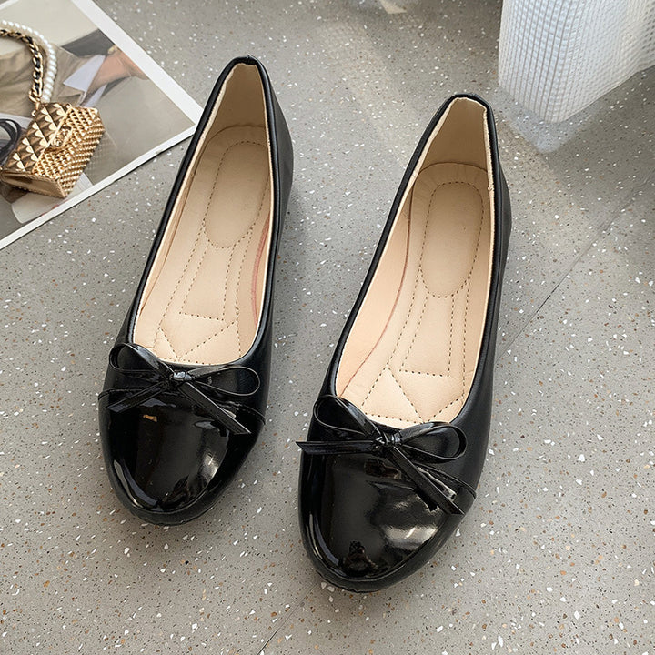 Damen Ballerina-Schuhe mit elegantem Schleifendetail und gepolstertem Fußbett Drune