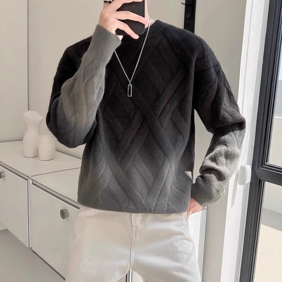 Herren Gemusterter Pullover Drune