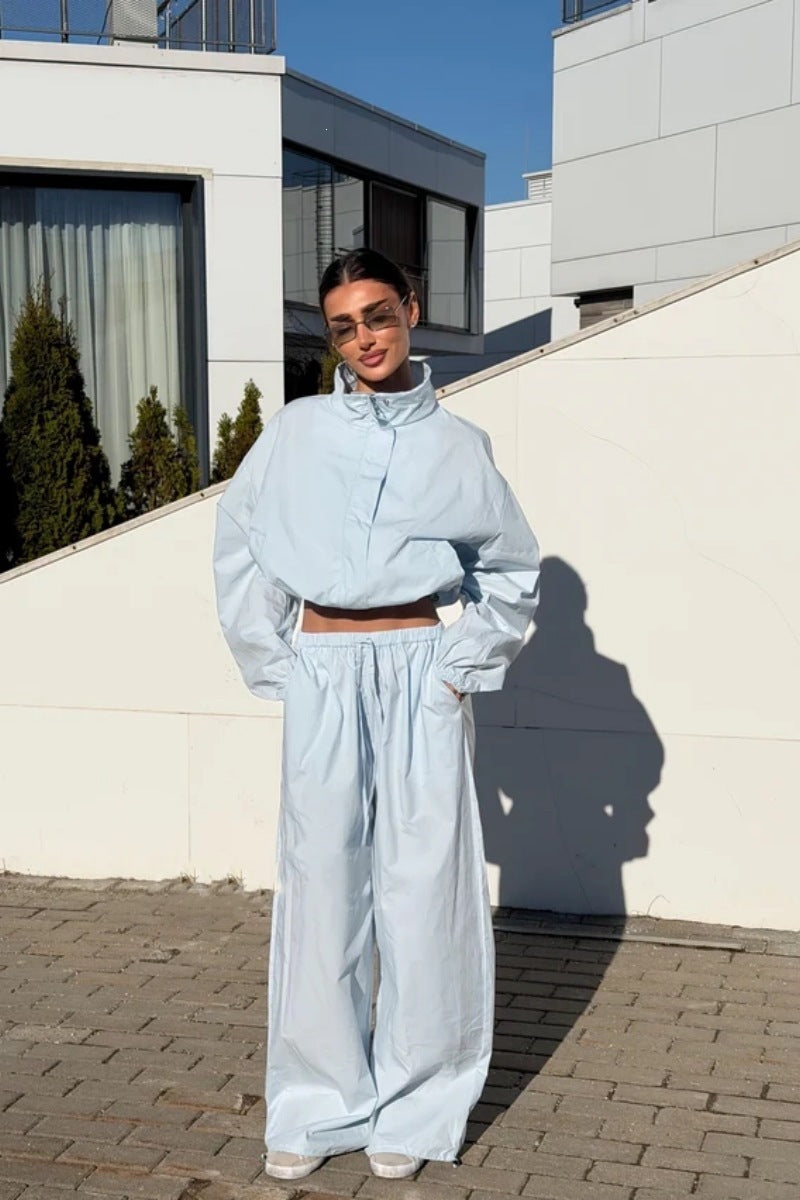 Damen Kurze Regenjacke Drune