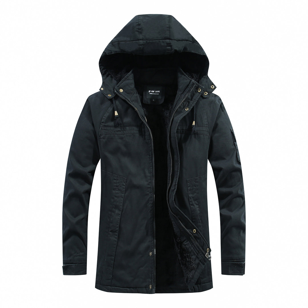 Herren Funktionale Winterjacke mit Kapuze Drune