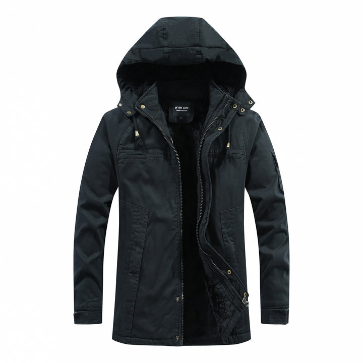 Herren Funktionale Winterjacke mit Kapuze Drune