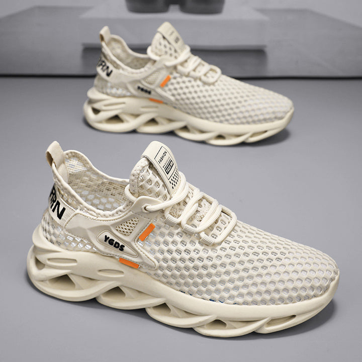 Herren Atmungsaktiver Knit-Sneaker mit elastischem Einstieg und skulpturaler Hohlkammer-Sohle Drune