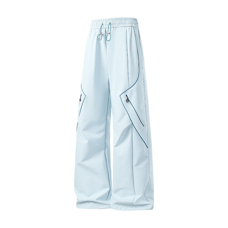 Damen Weite Tech-Cargo-Hose Drune