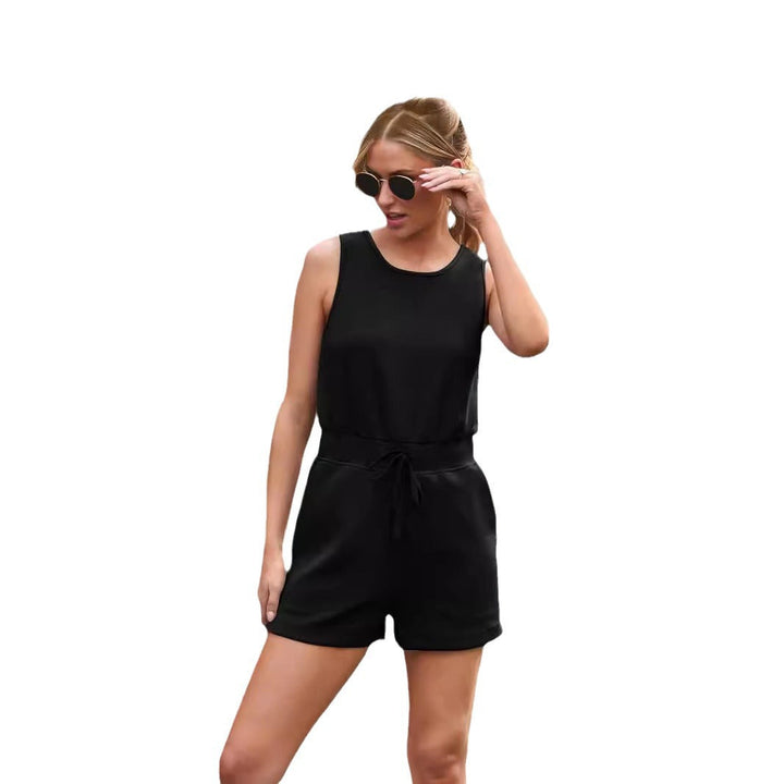 Damen Freizeit Overall mit modischen Taschen Drune