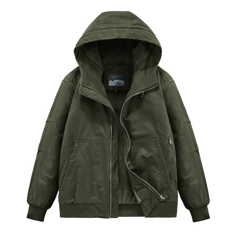 Herren Technische Bomberjacke mit Kapuze Drune