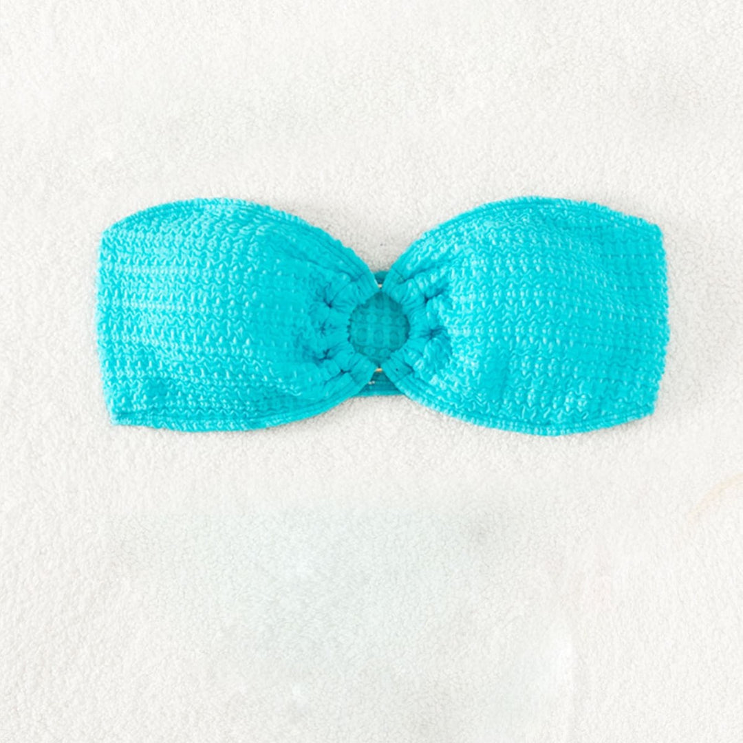 Damen Bandeau-Bikinioberteil mit strukturierter Oberfläche Drune