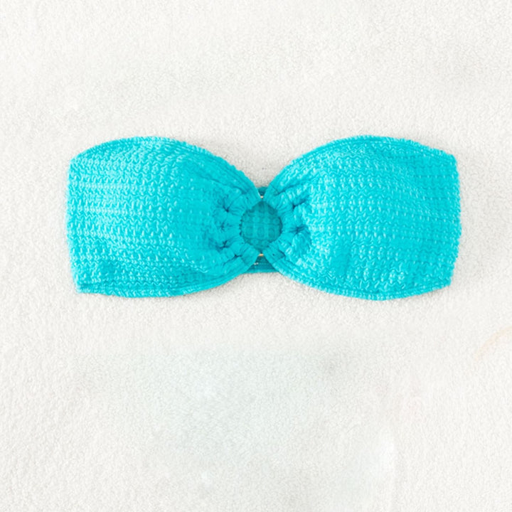 Damen Bandeau-Bikinioberteil mit strukturierter Oberfläche Drune
