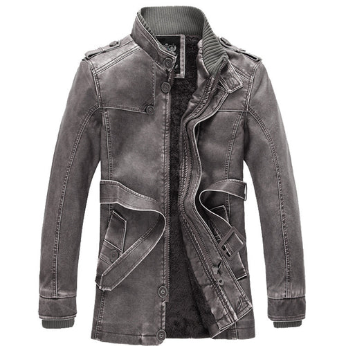 Herren Utility-Parka mit Teddyfutter und Stehkragen Drune