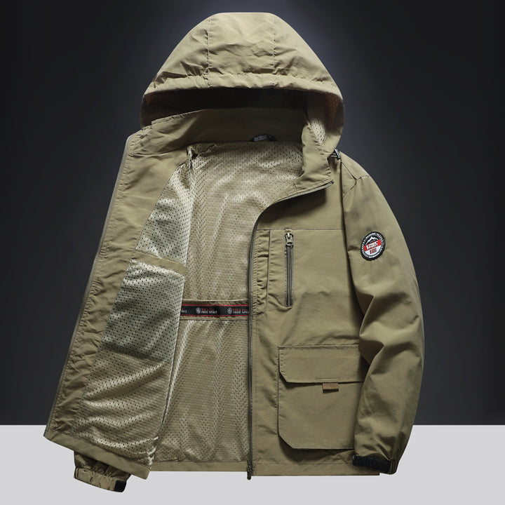 Herren Multifunktionale Übergangsjacke mit seitlichen Taschen Drune