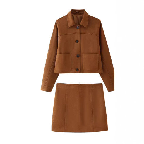 Damen modisches Oberteil und Rock-Set im eleganten Design Drune