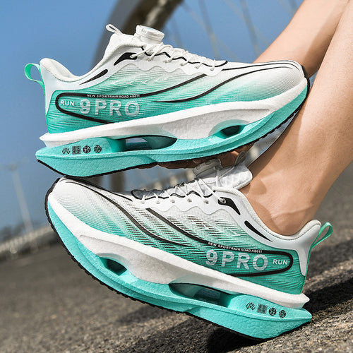 Unisex gedämpfte Performance-Laufschuhe mit Hohlkern-Plateausohle und Drehverschluss Drune