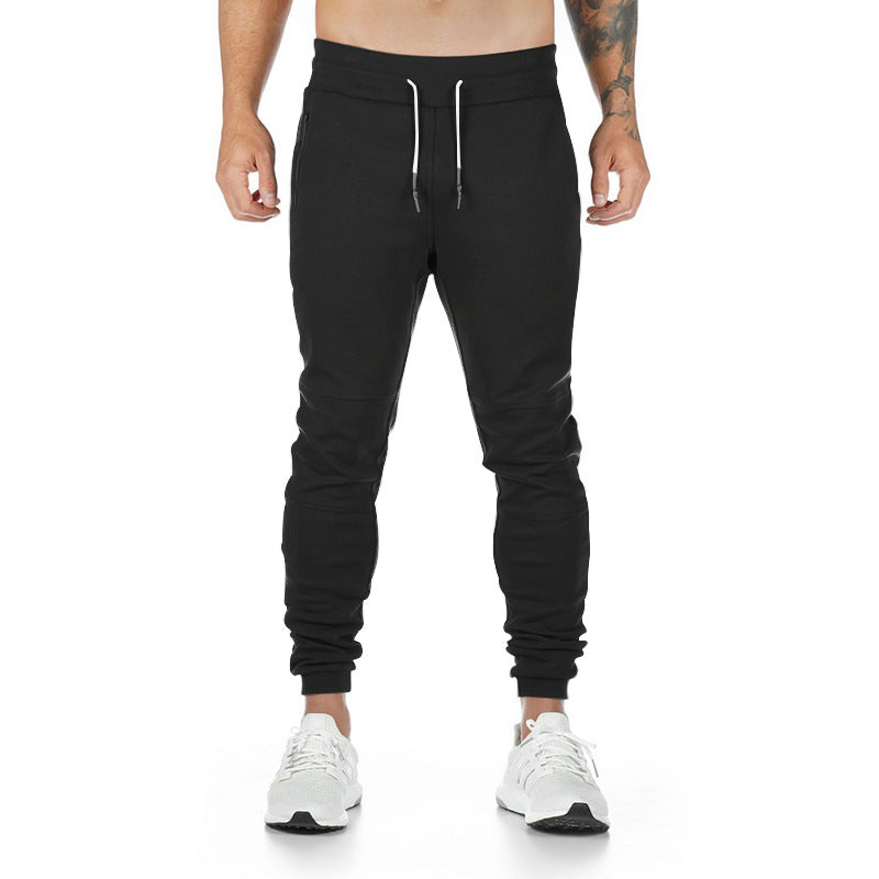 Herren Tapered-Sweat-Jogger mit Knie‑Paneel, verdeckten Reißverschlusstaschen & Komfortbund Drune