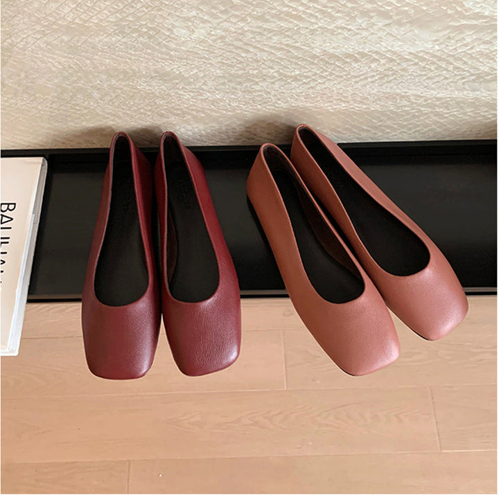 Damen Ballerinas aus hochwertigem Leder mit ergonomischem Fußbett Drune