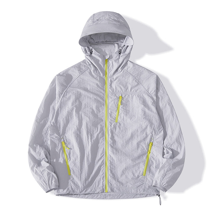 Damen Atmungsaktive und wasserdichte Outdoor-Jacke Drune