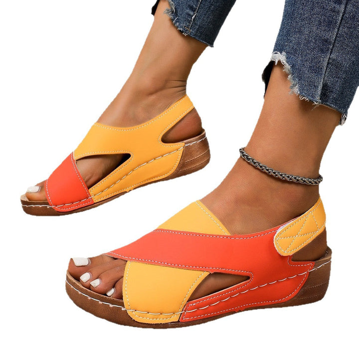 Damen Komfortable Sandalen mit bequemem Fußbett und modischem Schnitt Drune