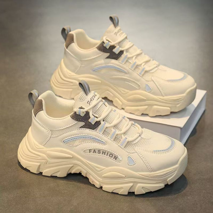 Damen Komfortable Sneakers mit atmungsaktiver Oberﬂäche und stoßdämpfender Sohle Drune