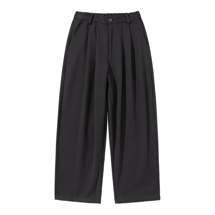 Damen Hochtaillierte Culotte-Hose mit Bundfalten und elastischem Rückenteil Drune