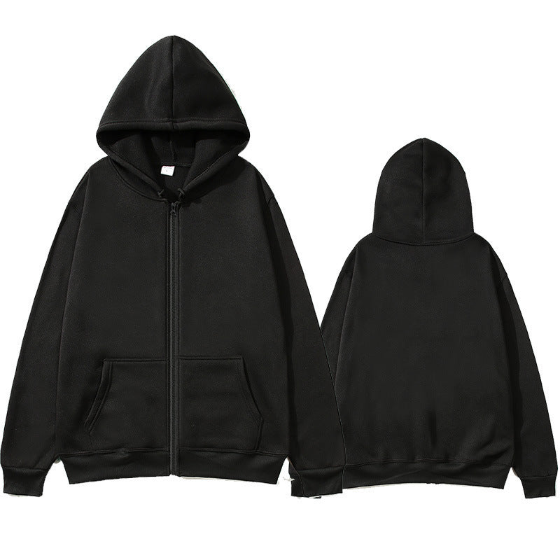 Unisex Zip-Hoodie mit robustem Metallreißverschluss, angerauter Fleece-Innenseite, geteilten Eingrifftaschen und verstärkten Nähten Drune