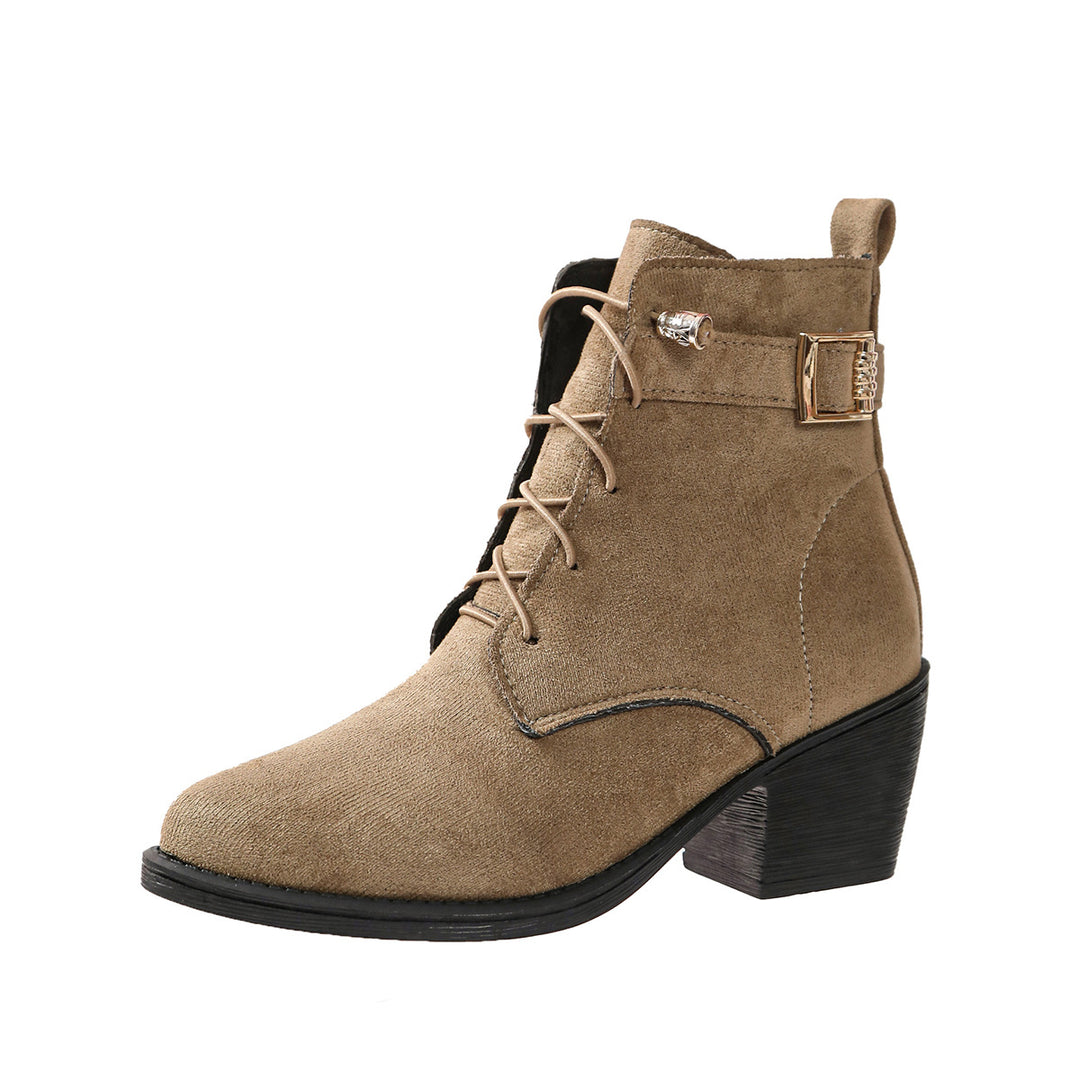 Damen Chic Schnür-Stiefeletten Drune