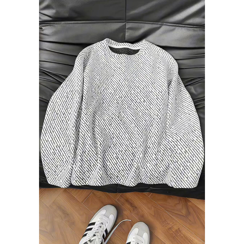 Damen Modischer Sweatshirt mit strukturiertem Design Drune