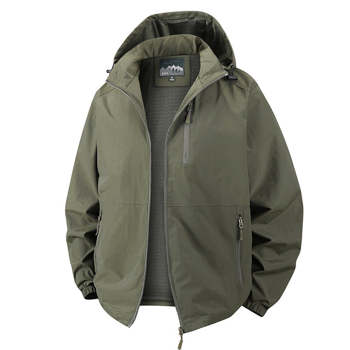 Herren Leichte Winddichte Outdoorjacke Drune