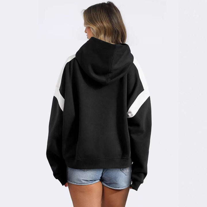 Drune | Kapuzensweatshirt mit Kontrasttasche