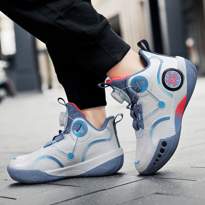 Herren Sportlicher Basketball-Low-Top mit BOA-Verschluss und gedämpfter Cupsohle Drune